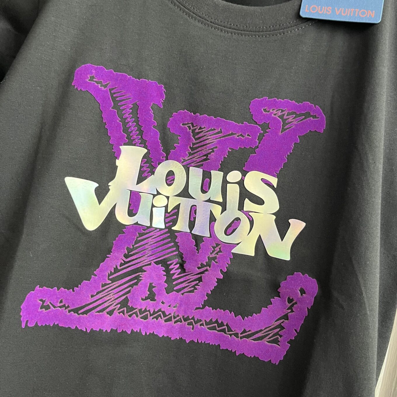 WhatsApp Image 2025-06-14 at 4.47.02 PM Louis Vuitton Black Mono Tshirt For Women