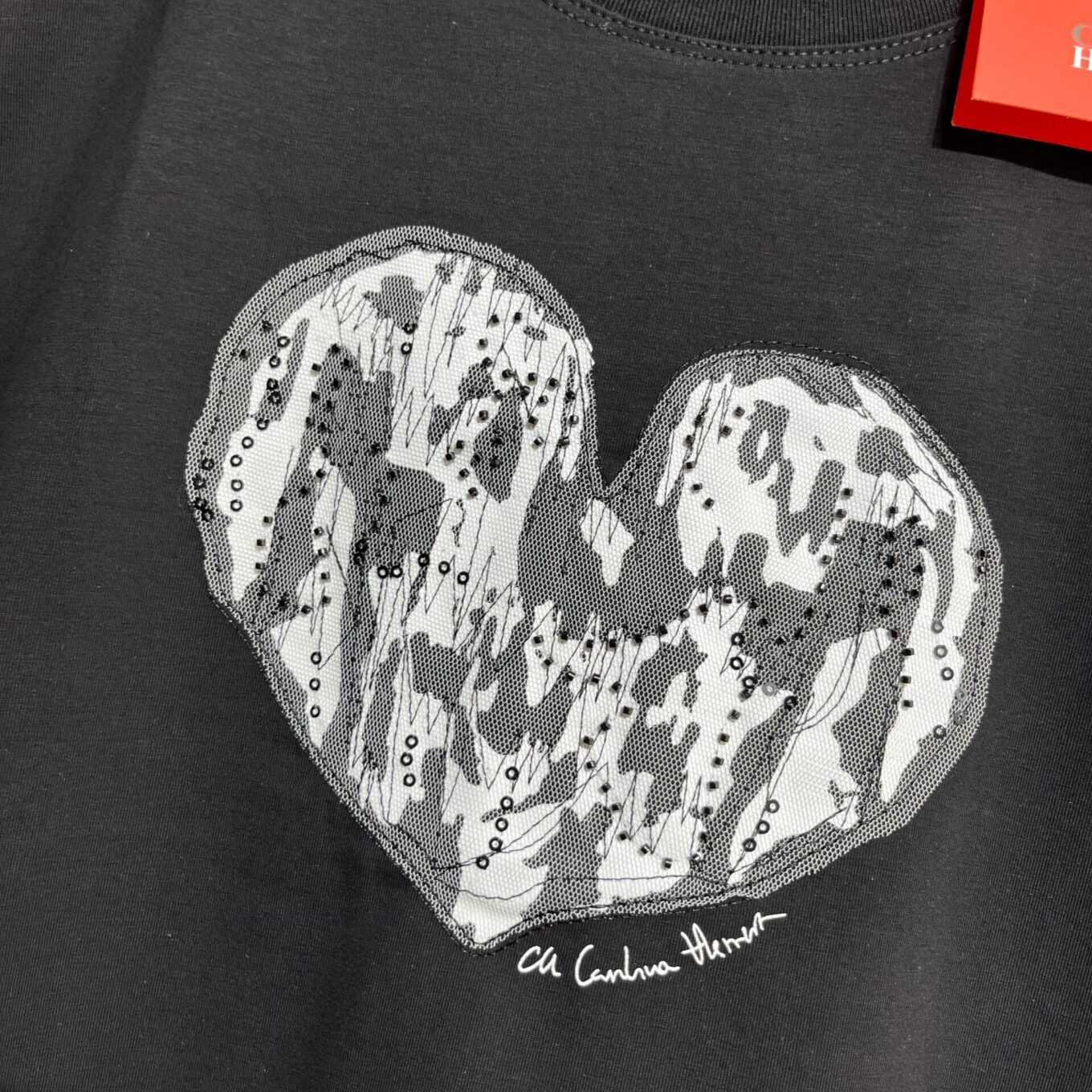 WhatsApp Image 2025-06-16 at 1.20.02 PM (1) Carolina Herrera Black Love Tshirt For Women