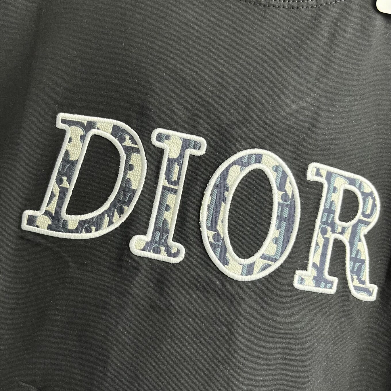 WhatsApp Image 2025-06-16 at 11.25.51 AM Dior Black Monogram T-shirt For Women