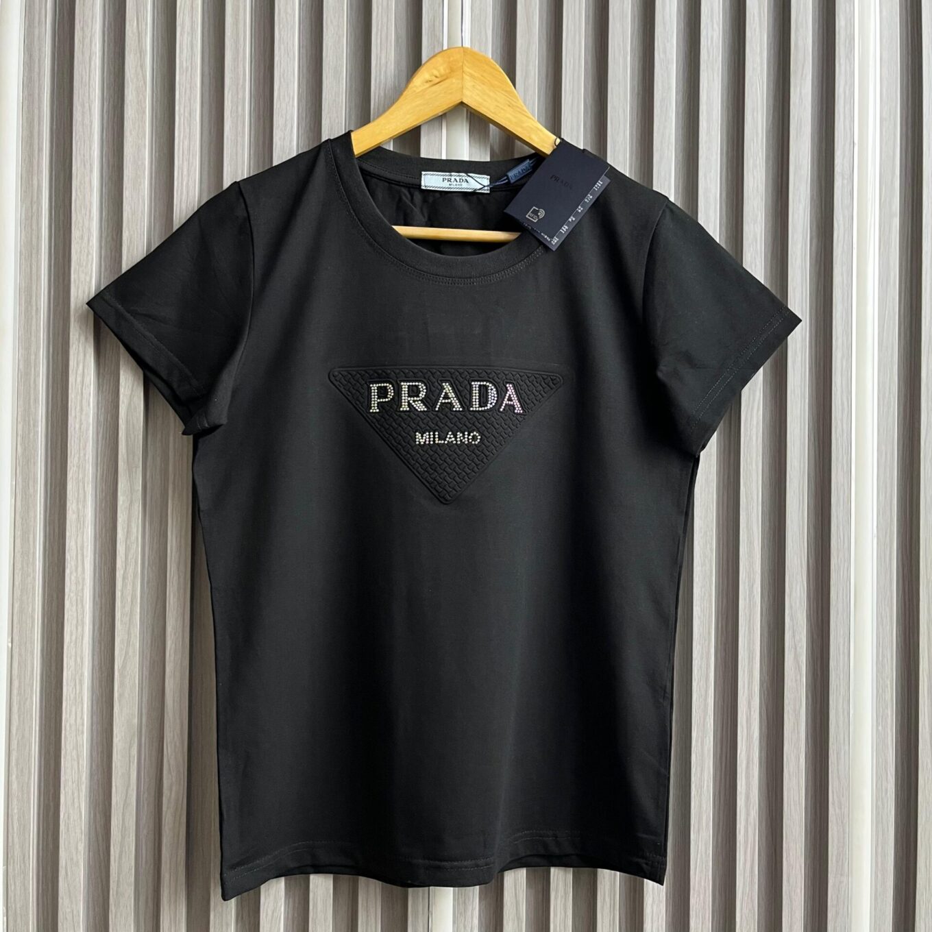 WhatsApp Image 2025-06-16 at 2.51.22 PM Prada Black Tshirt For Women