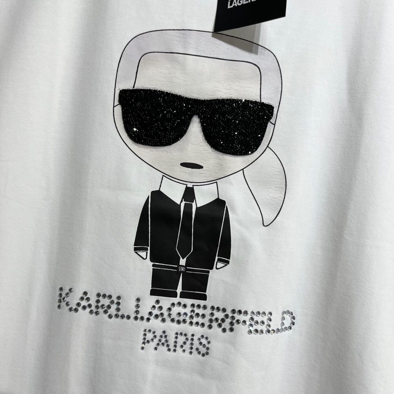 WhatsApp Image 2025-06-16 at 2.59.11 PM Karl Lagerfeld White Classic Tshirt For Women