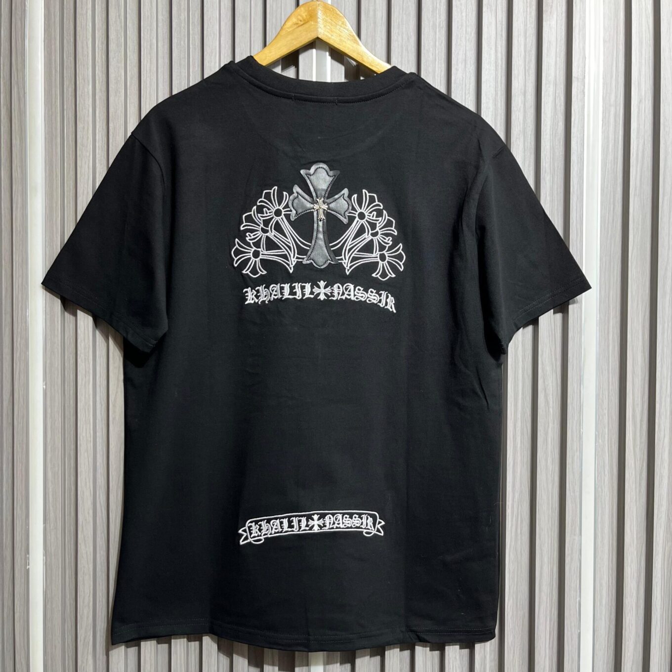 WhatsApp Image 2025-06-16 at 5.59.39 PM (2) Chrome Heart Black Oversized T-shirt
