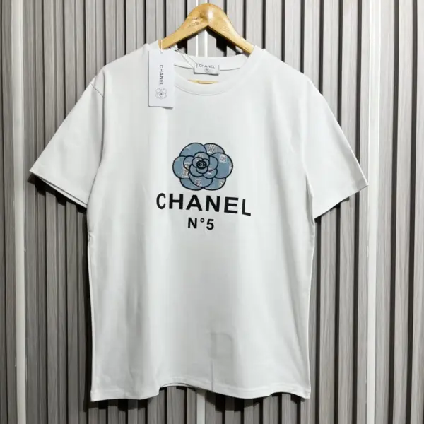 WhatsApp-Image-2025-06-17-at-12.05.42-PM Chanel Flower White Oversized T-shirt For Women