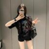Loewe Black Oversized T-shirt  For Women