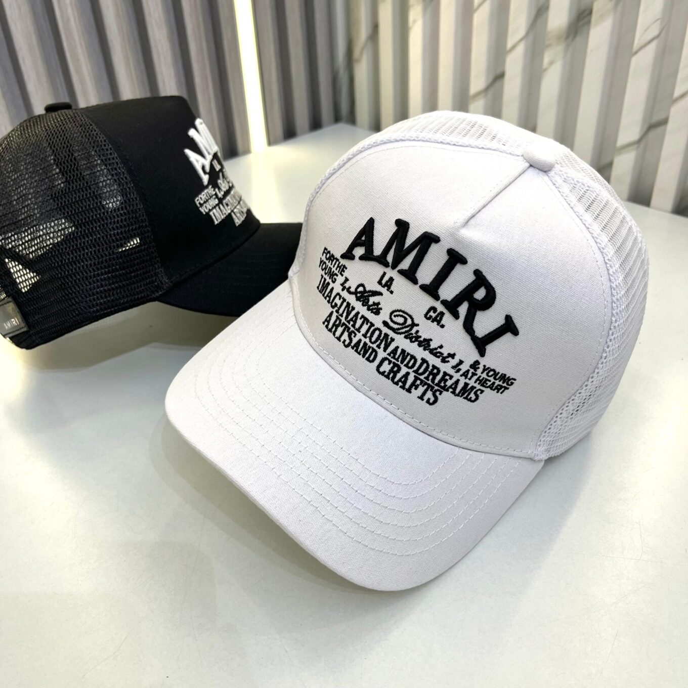 WhatsApp Image 2025-06-17 at 5.17.31 PM Amiri White Baseball Cap