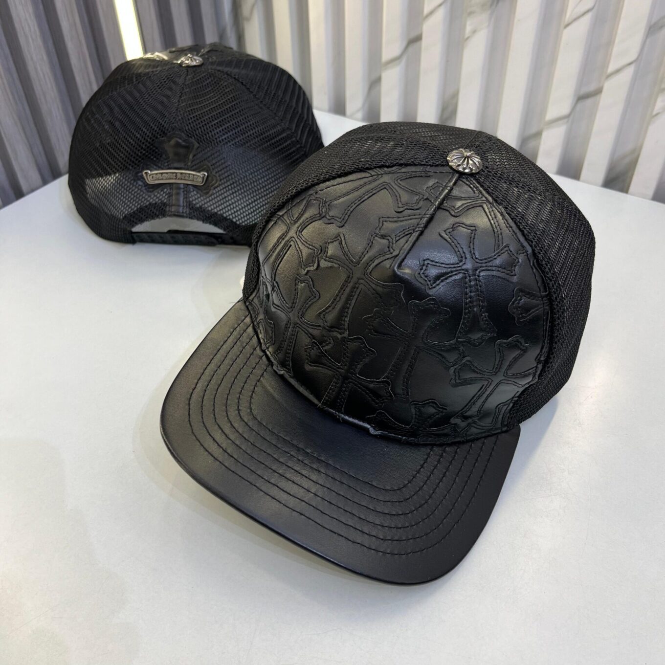 WhatsApp Image 2025-06-17 at 5.52.47 PM Chromeheart Cemetary Black Baseball Cap