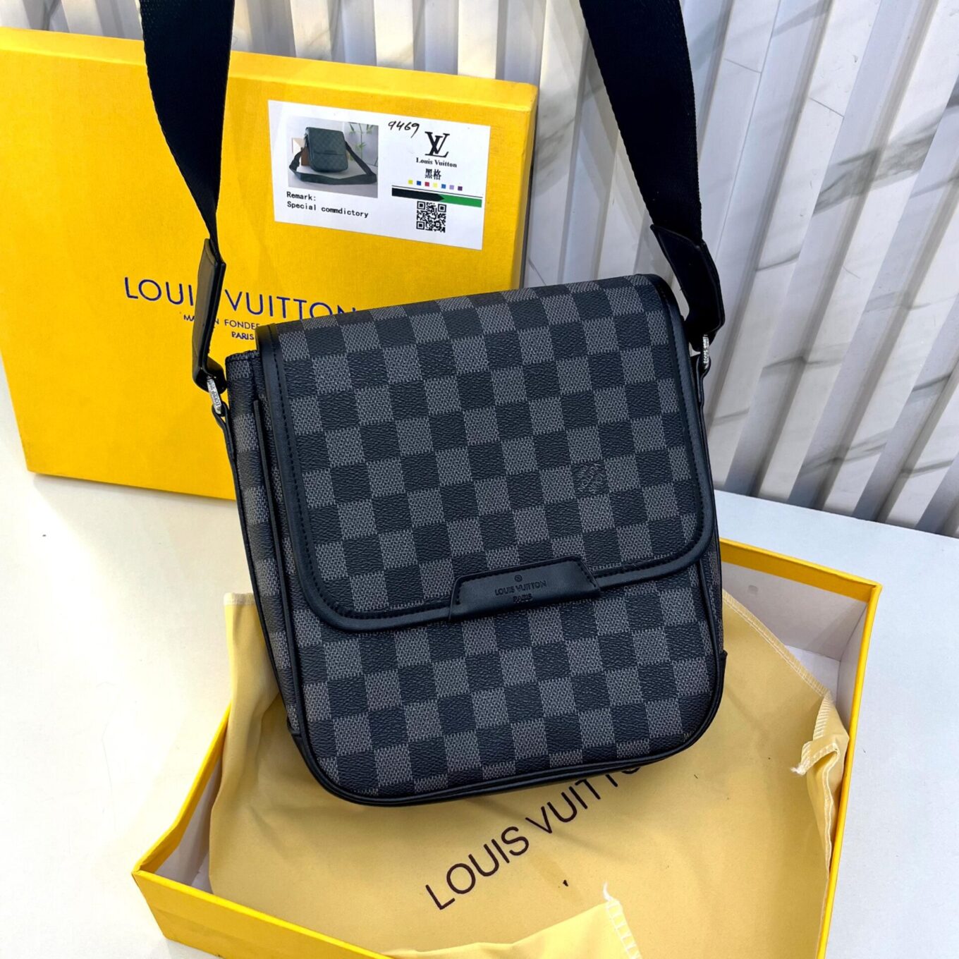 WhatsApp Image 2025-06-27 at 11.38.00_ce64773d Louis Vuitton Sider Unisex Black Cheack Messenger Bag (With Box)