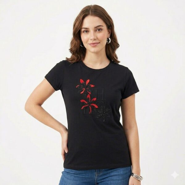 WhatsApp Image 2026-05-13 at 11.13.53 Carolina Herrera Black Tshirt For Women