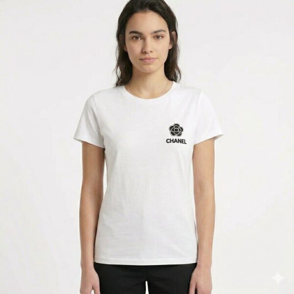 WhatsApp Image 2026-05-13 at 16.32.06 Chanel White Love Tshirt For Women