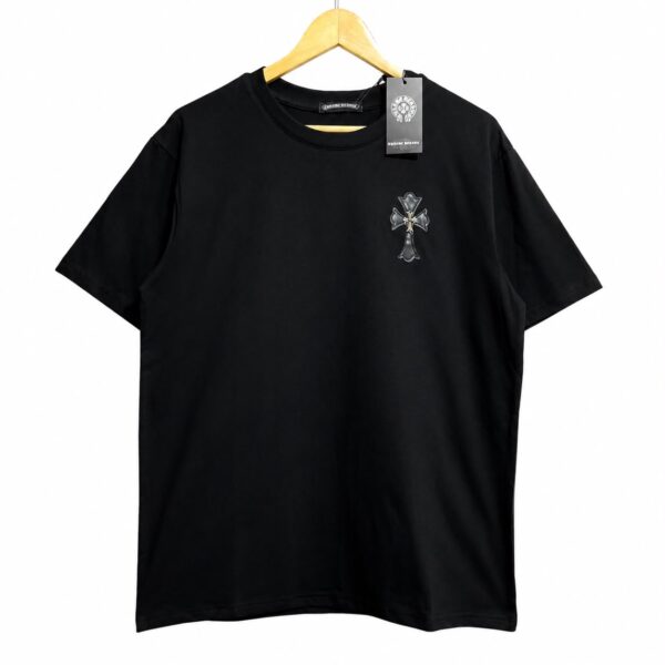 WhatsApp Image 2026-06-05 at 18.40.23 (2) Chrome Heart Black Oversized T-shirt