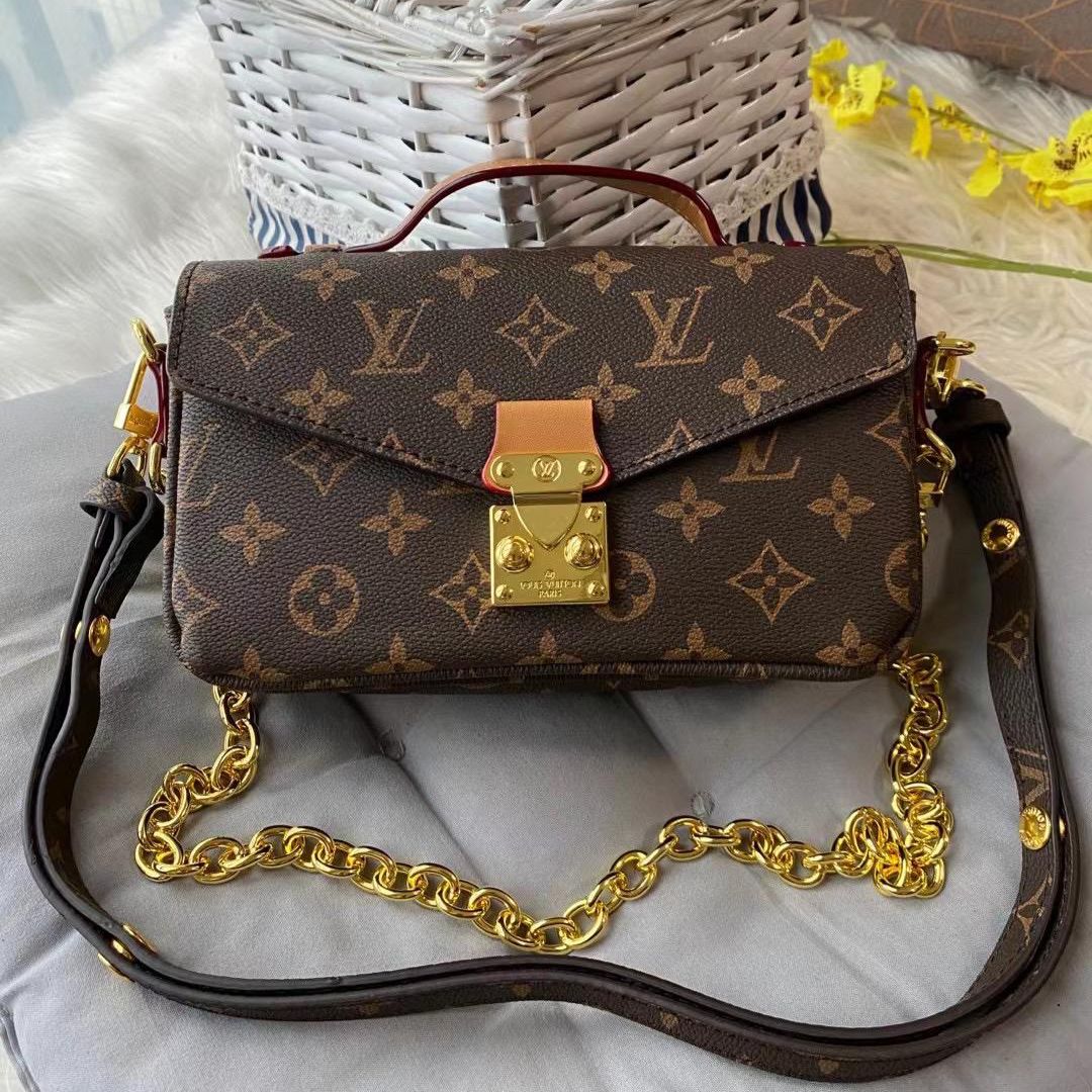 WhatsApp Image 2025-07-14 at 4.07.44 PM Louis Vuitton Coffee Monogram Pochette Metis Shoulder Bag (With Box)