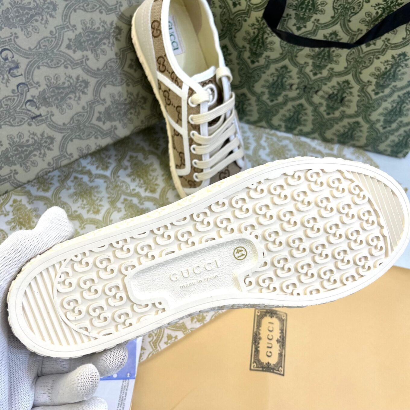 WhatsApp Image 2025-07-22 at 9.46.22 PM Gucci GG Supreme Canvas Sneaker