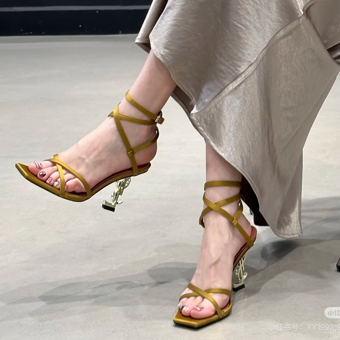 WhatsApp Image 2025-08-13 at 2.26.45 PM (1) Ysl Opyum Satin Sandal