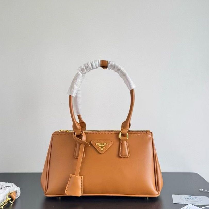 WhatsApp Image 2025-08-13 at 6.57.56 PM Prada Galleria Saffiano Brown Handbag (With Box)