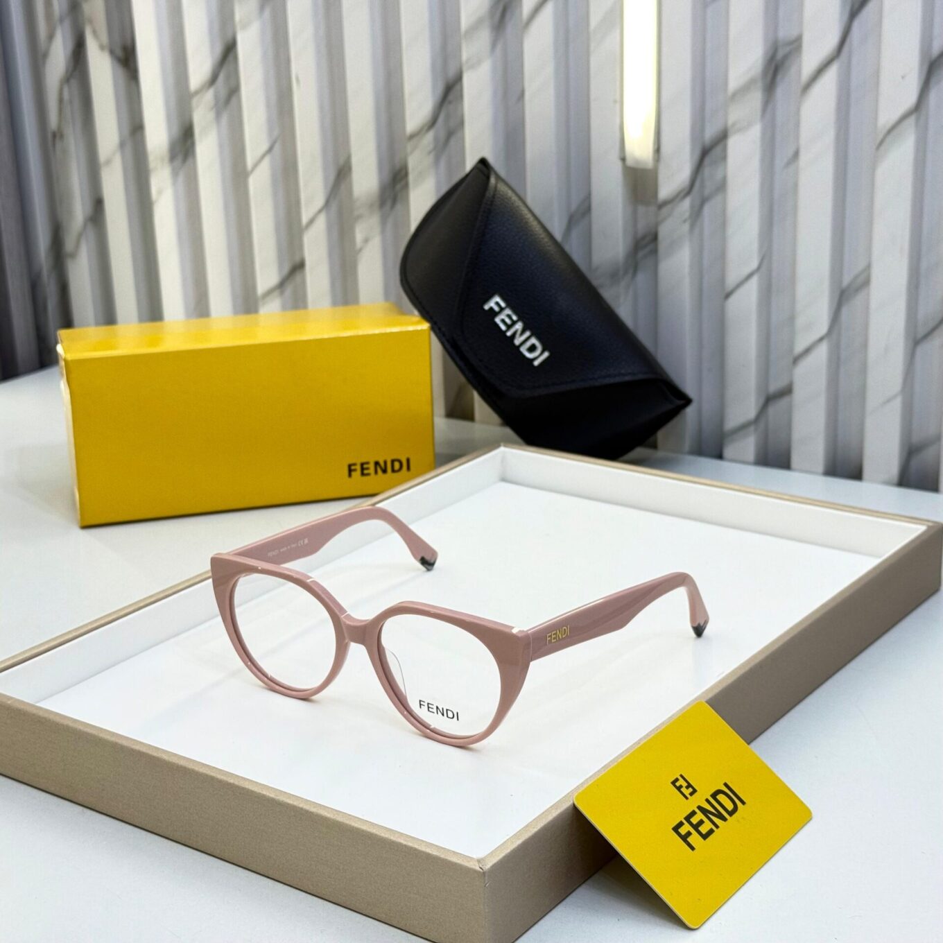WhatsApp Image 2025-08-17 at 5.03.24 PM Fendi Pink Cateye Women's Eyeglasses