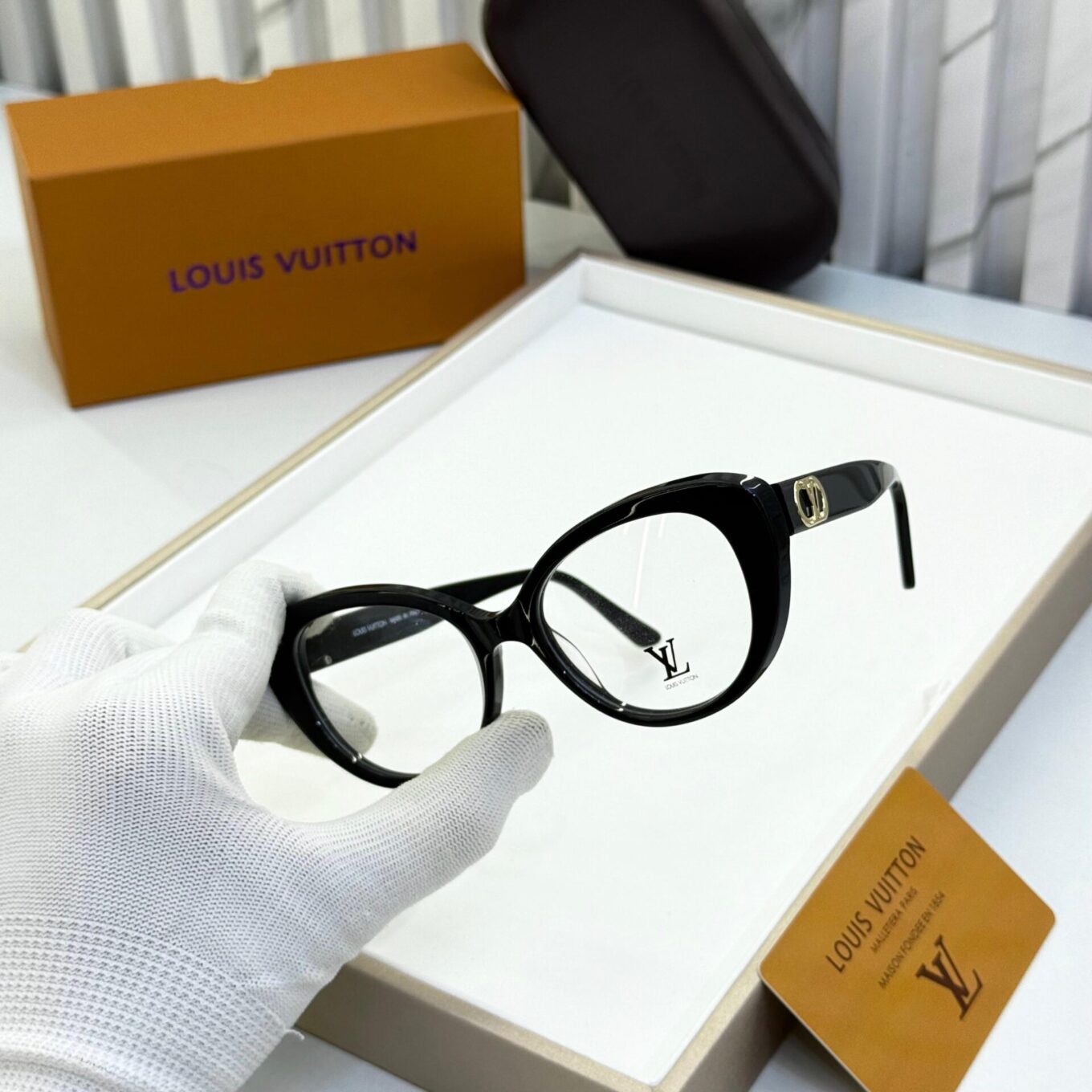 WhatsApp Image 2025-08-17 at 5.04.09 PM Louis Vuitton Black Cateye Women's Eyeglasses