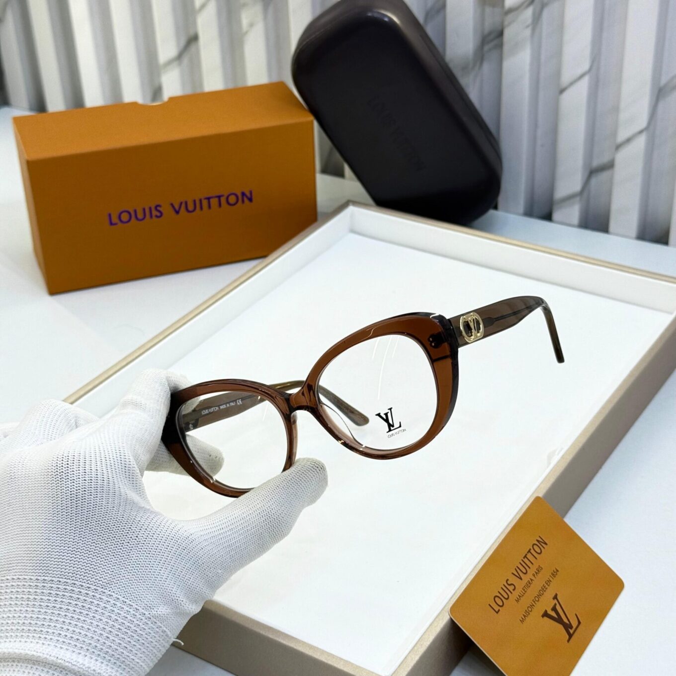 WhatsApp Image 2025-08-17 at 5.06.10 PM (1) Louis Vuitton Black Cateye Women's Eyeglasses