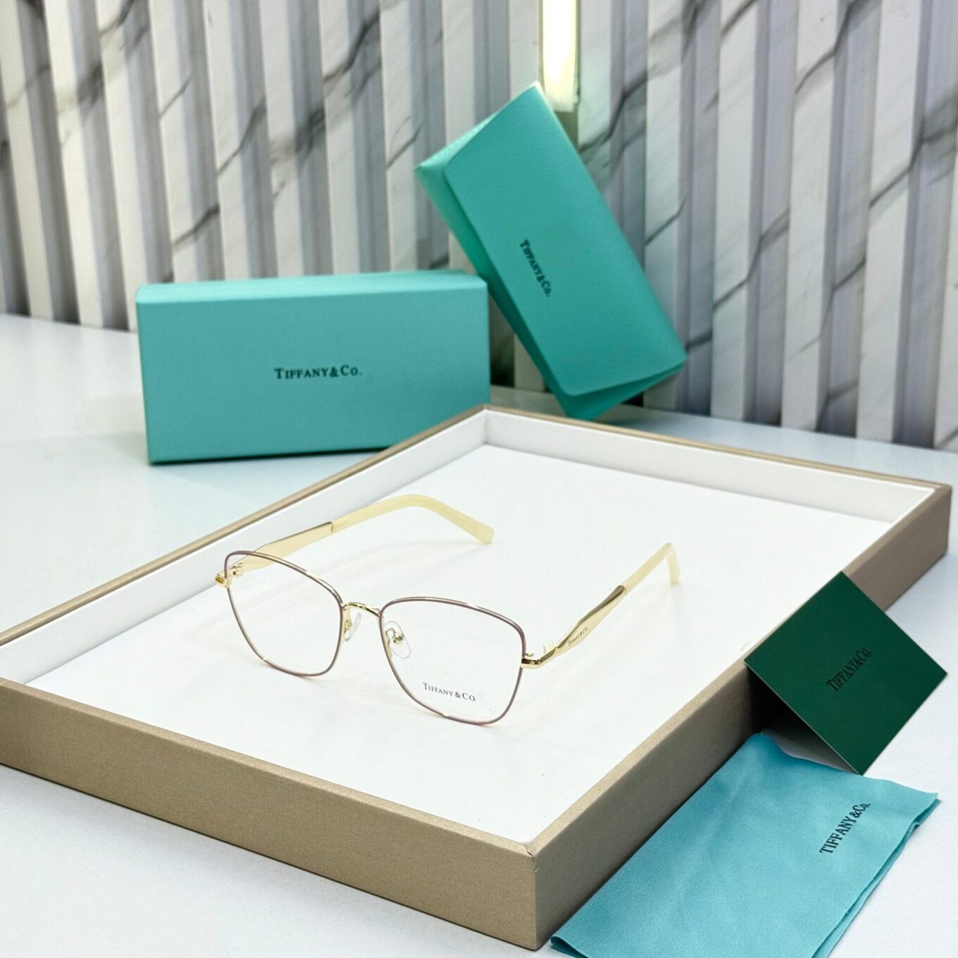 WhatsApp Image 2025-08-17 at 5.15.41 PM Tiffany & Co. Gold Pink Women's Eyeglasses