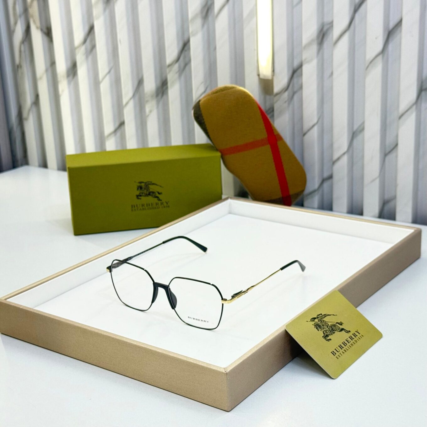 WhatsApp Image 2025-08-17 at 6.27.08 PM Burberry Hexagon Unisex Eyeglasses