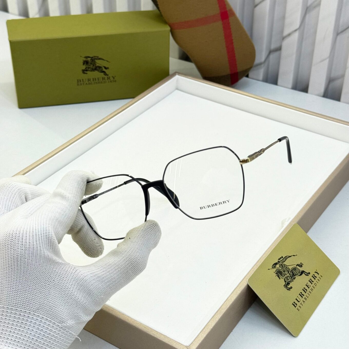 WhatsApp Image 2025-08-17 at 6.27.09 PM Burberry Hexagon Unisex Eyeglasses
