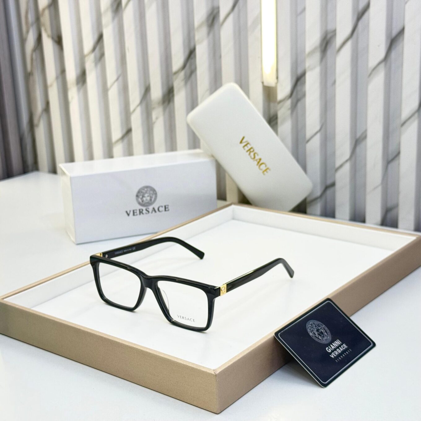 WhatsApp Image 2025-08-17 at 6.37.06 PM Versace Square Black Men's Eyeglasses