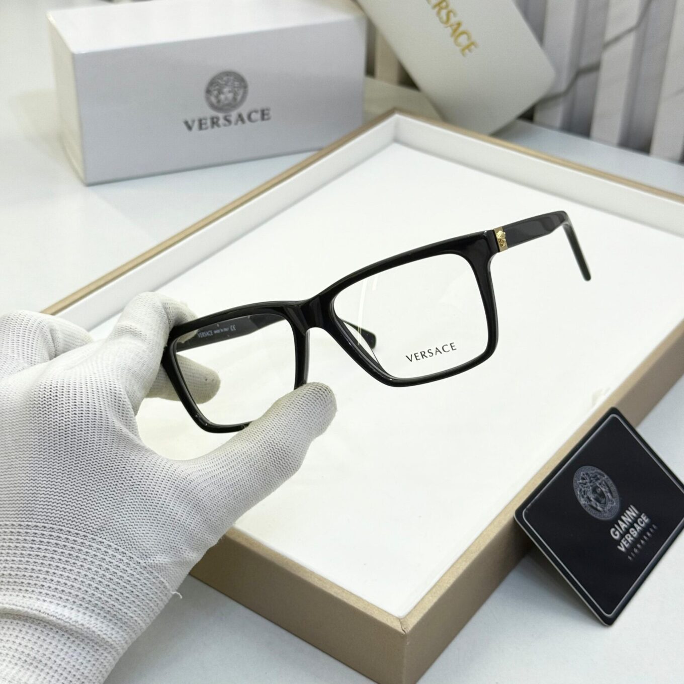 WhatsApp Image 2025-08-17 at 6.37.07 PM Versace Square Black Men's Eyeglasses