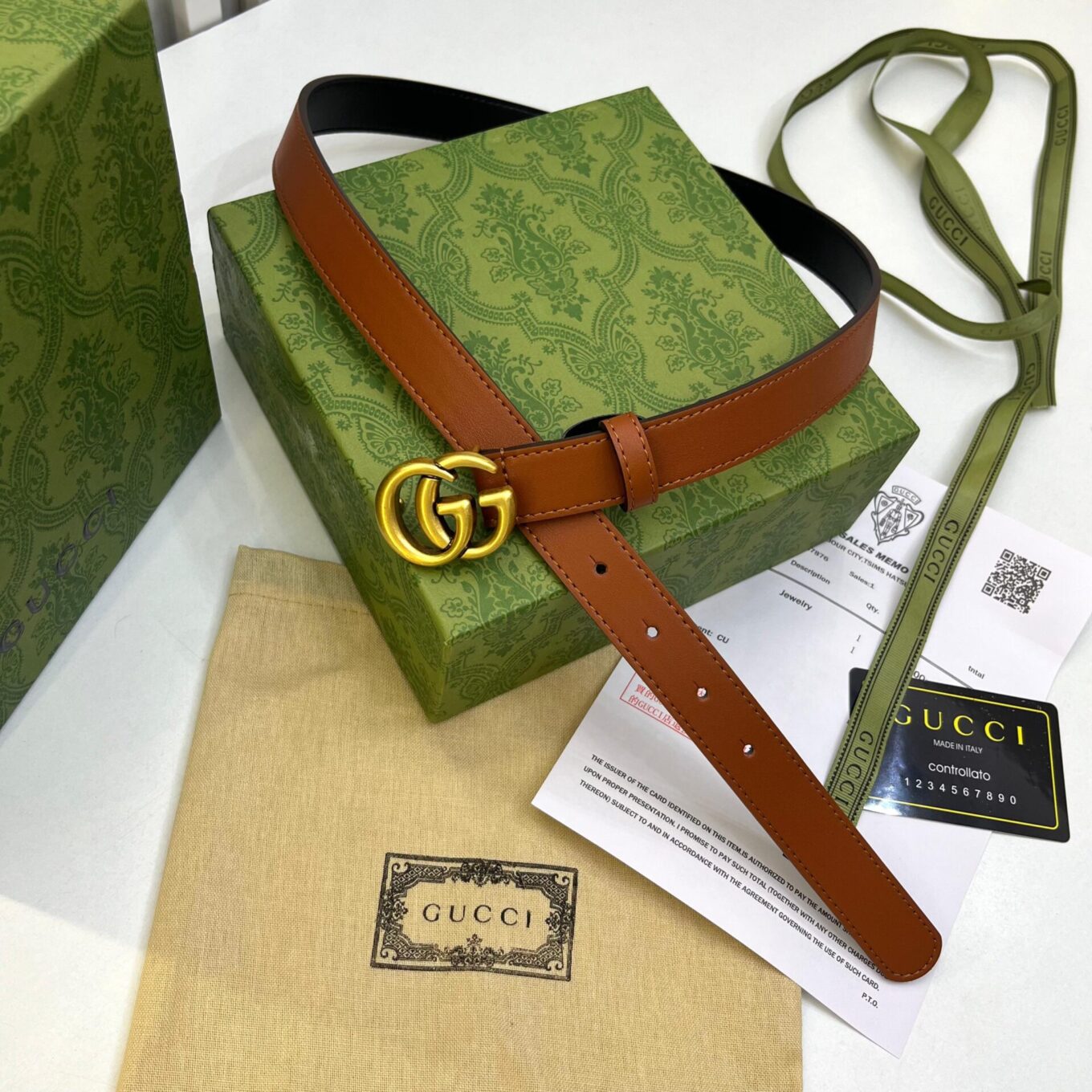 WhatsApp Image 2025-08-22 at 8.24.57 PM Gucci GG Brown Belt