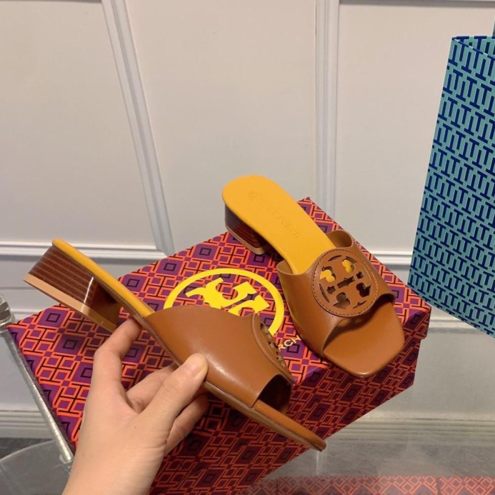 WhatsApp Image 2025-08-23 at 6.28.11 PM Tory Burch Bombe Miller Brown Sandal