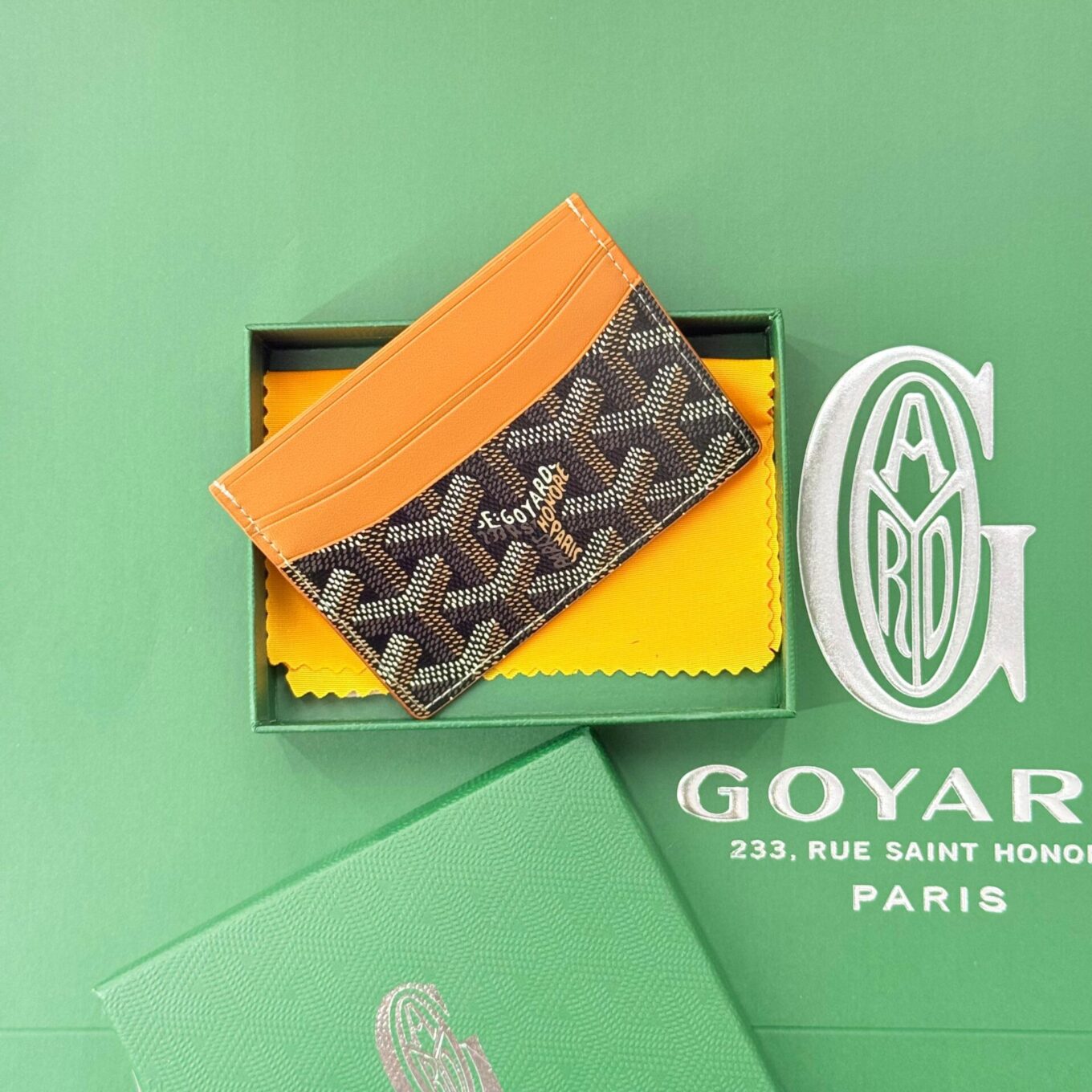 WhatsApp Image 2025-08-24 at 1.45.26 PM Goyard Saint Sulpice Brown Color Card Holder Wallet (With Box)