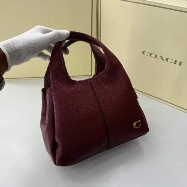 WhatsApp-Image-2025-08-24-at-2.32.58-PM Coach Lana Maroon Color Shoulder Bag (With Box)