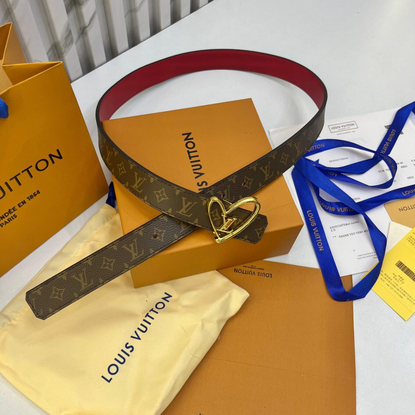 WhatsApp Image 2025-08-26 at 12.30.02 AM Louis Vuitton Heart LV in Monogram Reversible Belt