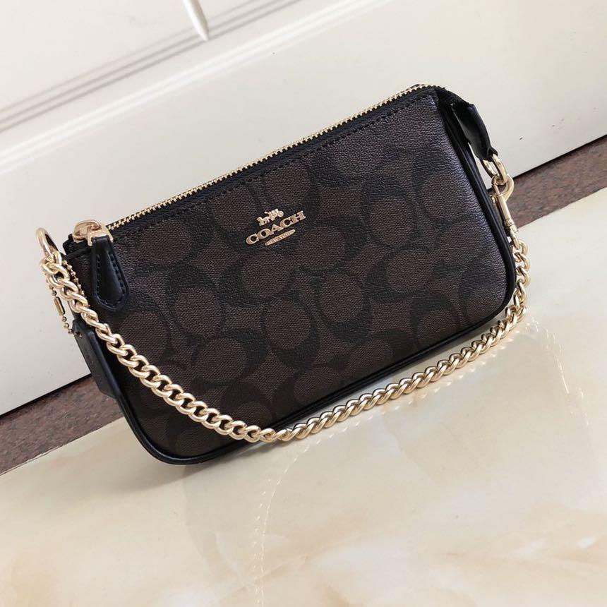 WhatsApp Image 2025-09-01 at 6.20.46 PM Coach Signature Coffee Black Shoulder Bag (With Box)