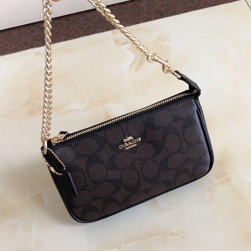 WhatsApp Image 2025-09-01 at 6.20.47 PM Coach Signature Coffee Black Shoulder Bag (With Box)
