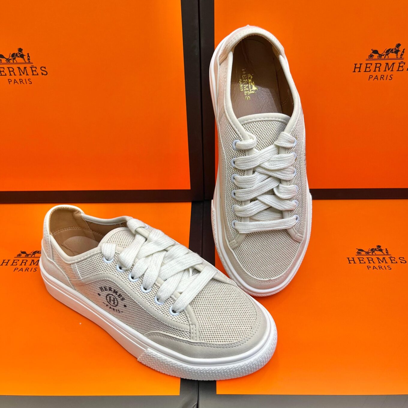 WhatsApp Image 2025-09-04 at 3.12.42 PM (1) Hermes Beige Get Sneaker