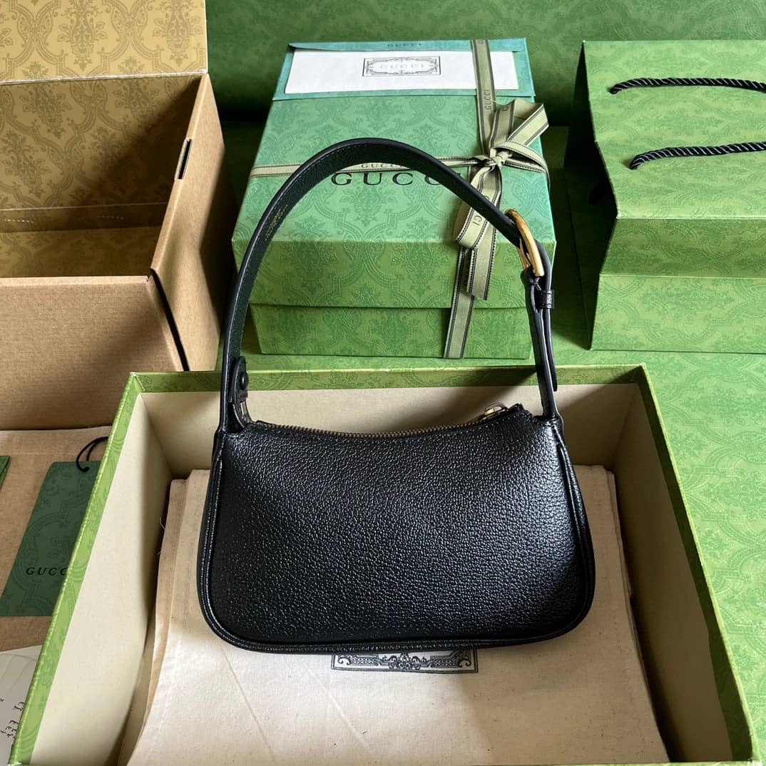 WhatsApp Image 2025-09-07 at 1.18.32 AM (1) Gucci Aphrodite Black Premium Shoulder Bag (With Box)