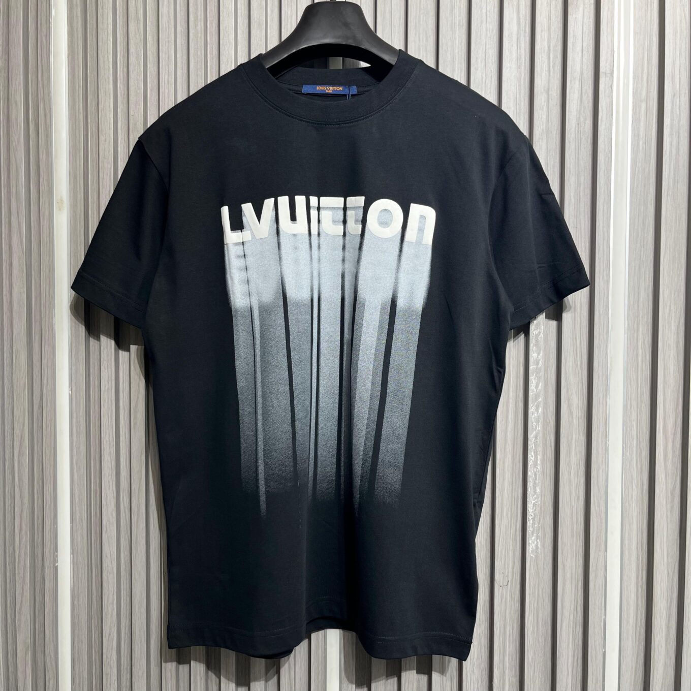 WhatsApp Image 2025-09-12 at 4.28.25 PM Louis Vuitton Black Gradient Logo T-Shirt For Men