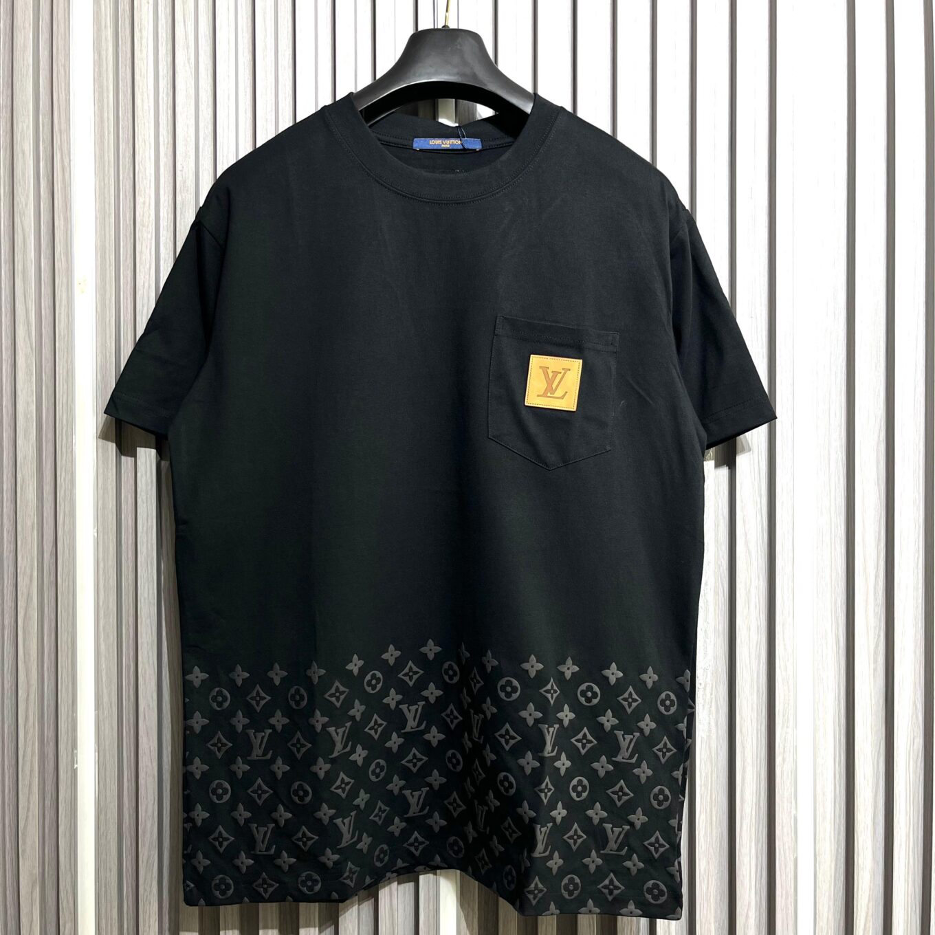 WhatsApp Image 2025-09-13 at 2.25.21 PM Louis Vuitton Black Monogram T-Shirt For Men
