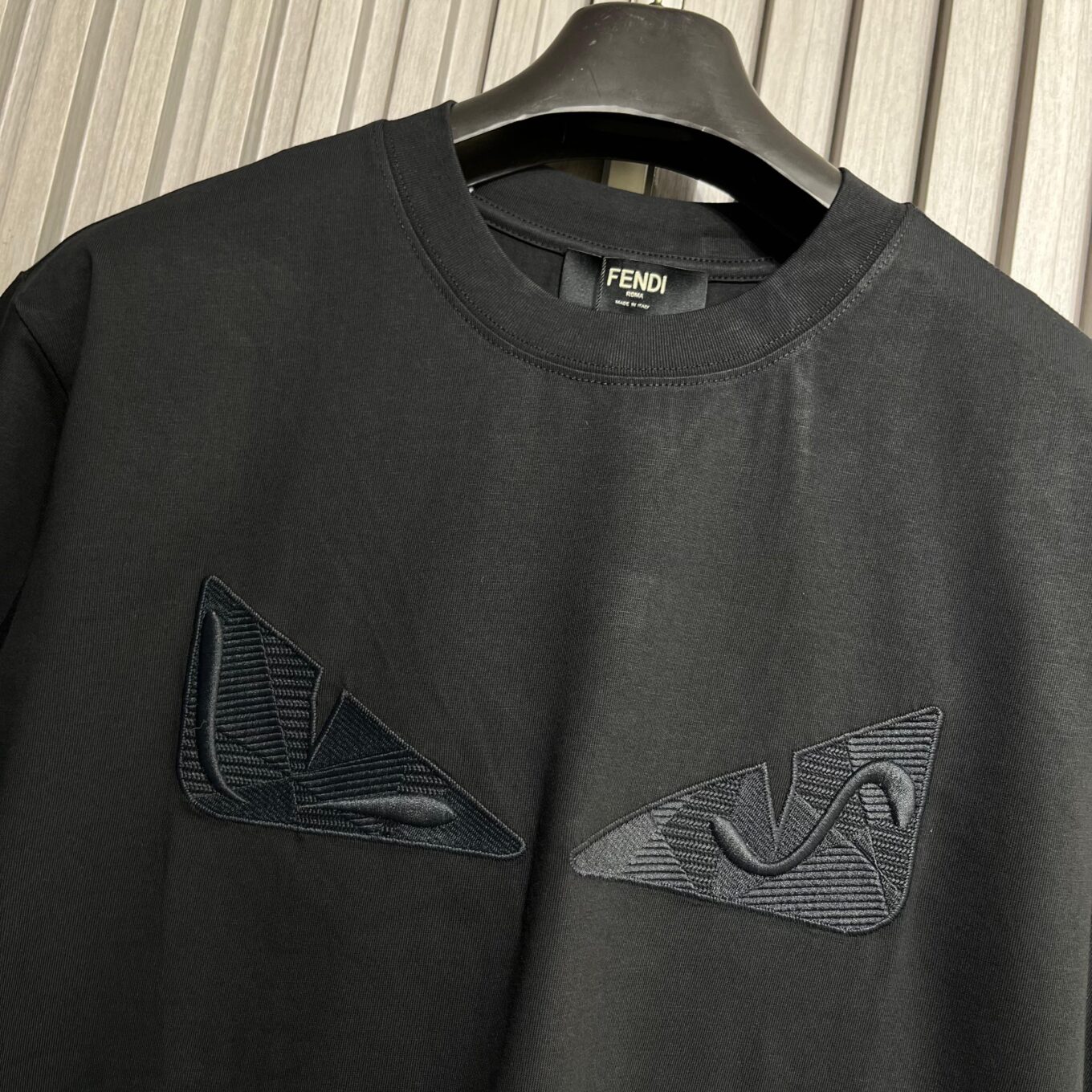 WhatsApp Image 2025-09-13 at 2.48.22 PM (1) Fendi Kan I Black T-Shirt For Men