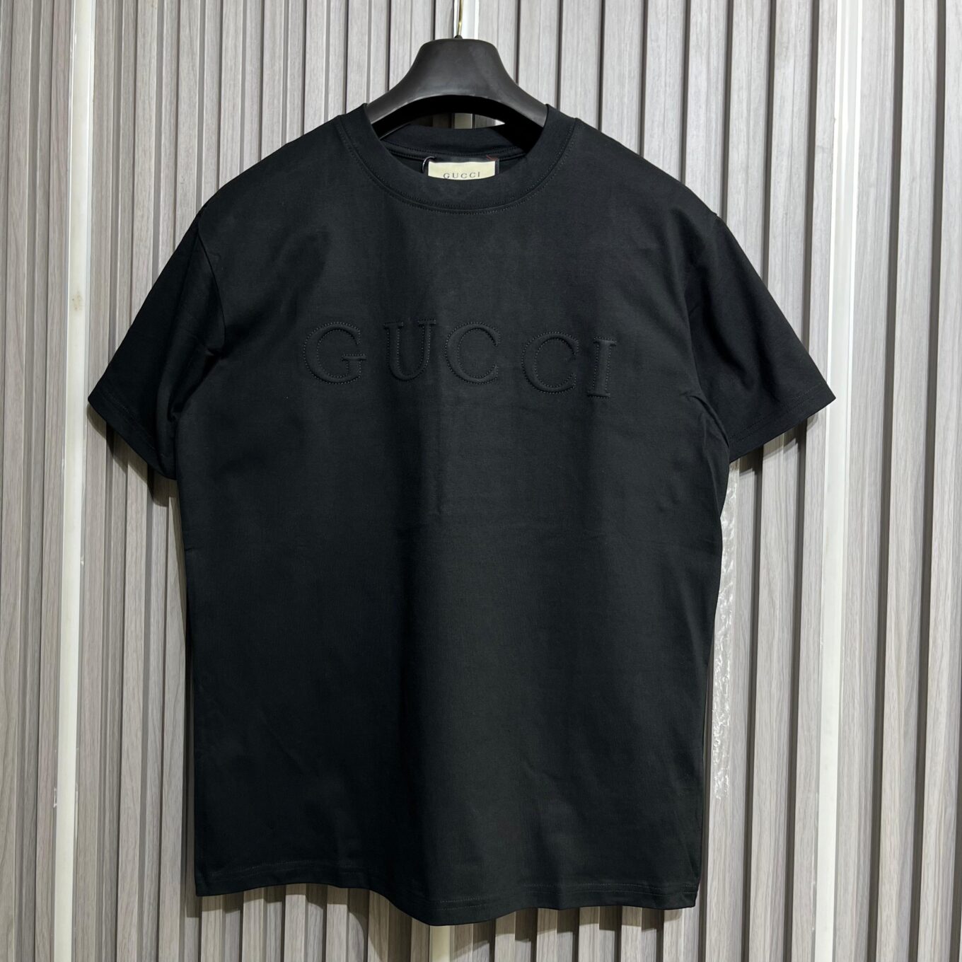 WhatsApp Image 2025-09-13 at 3.04.09 PM Gucci Logo Black T-Shirt