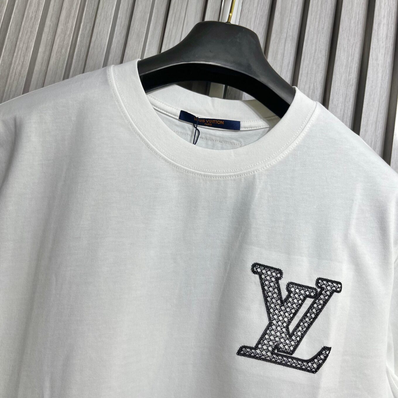 WhatsApp Image 2025-09-13 at 3.38.54 PM (1) Louis Vuitton Classic Logo White T-Shirt For Men
