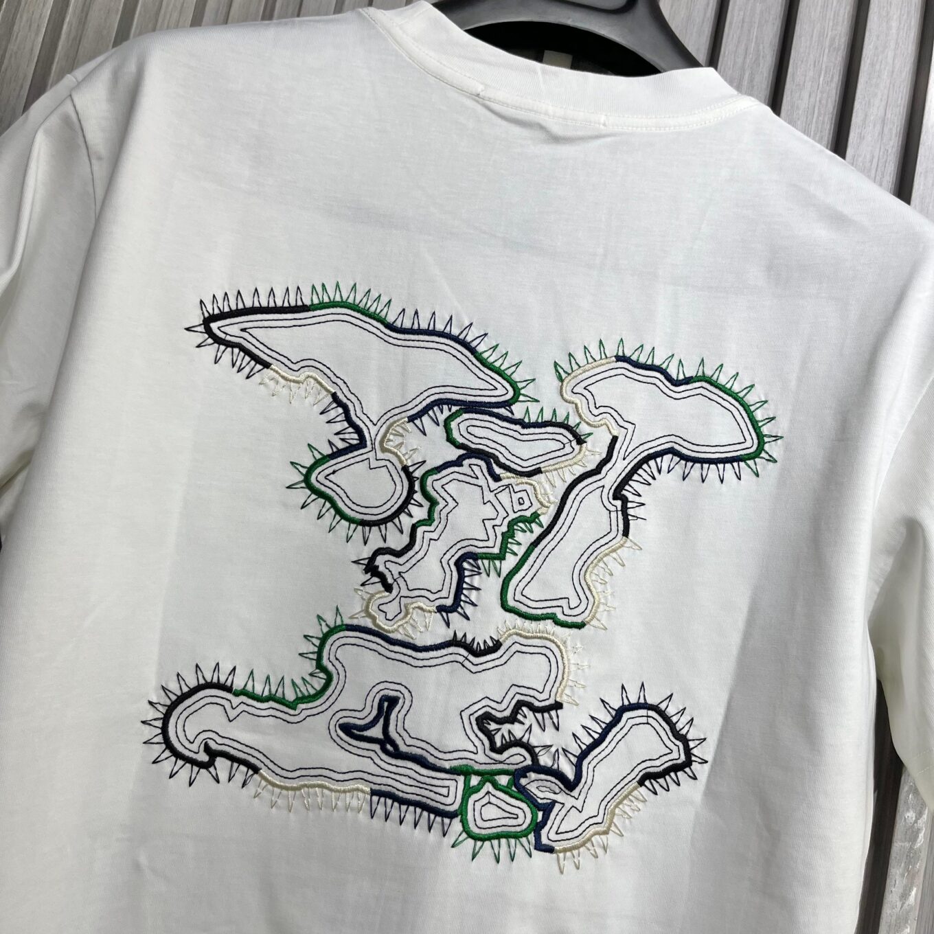 WhatsApp Image 2025-09-13 at 4.29.39 PM (2) Louis Vuitton Embroidered White T-Shirt For Men