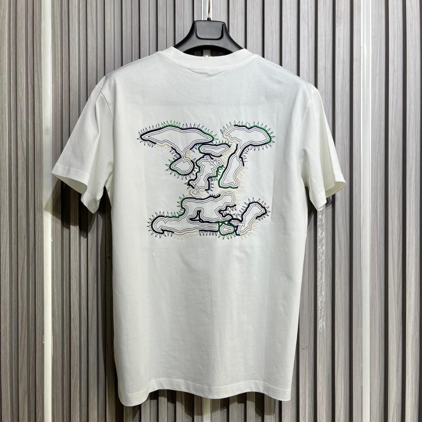 WhatsApp Image 2025-09-13 at 4.29.39 PM Louis Vuitton Embroidered White T-Shirt For Men