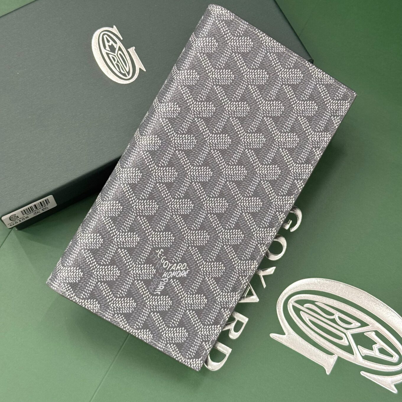 WhatsApp Image 2025-09-27 at 3.59.05 PM Goyard Grenelle Grey Long Premium Wallet