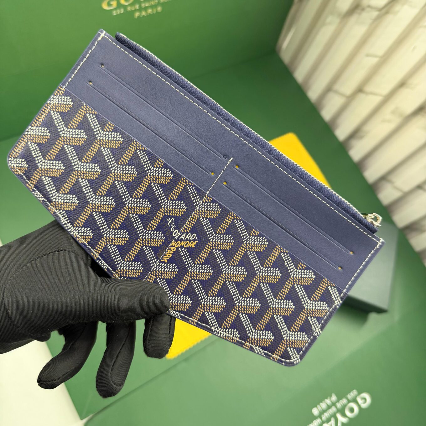 WhatsApp Image 2025-09-27 at 4.03.44 PM (1) Goyard Insert Louise Blue Premium card wallet
