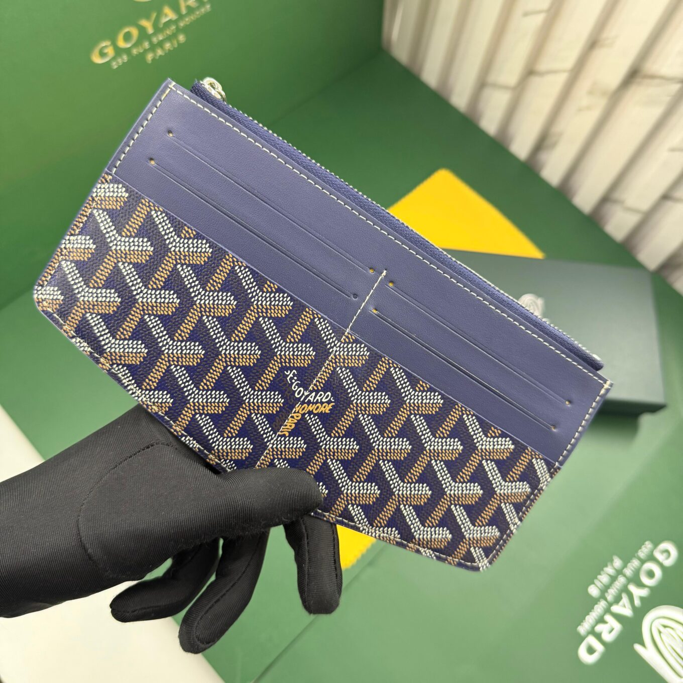 WhatsApp Image 2025-09-27 at 4.03.44 PM Goyard Insert Louise Blue Premium card wallet