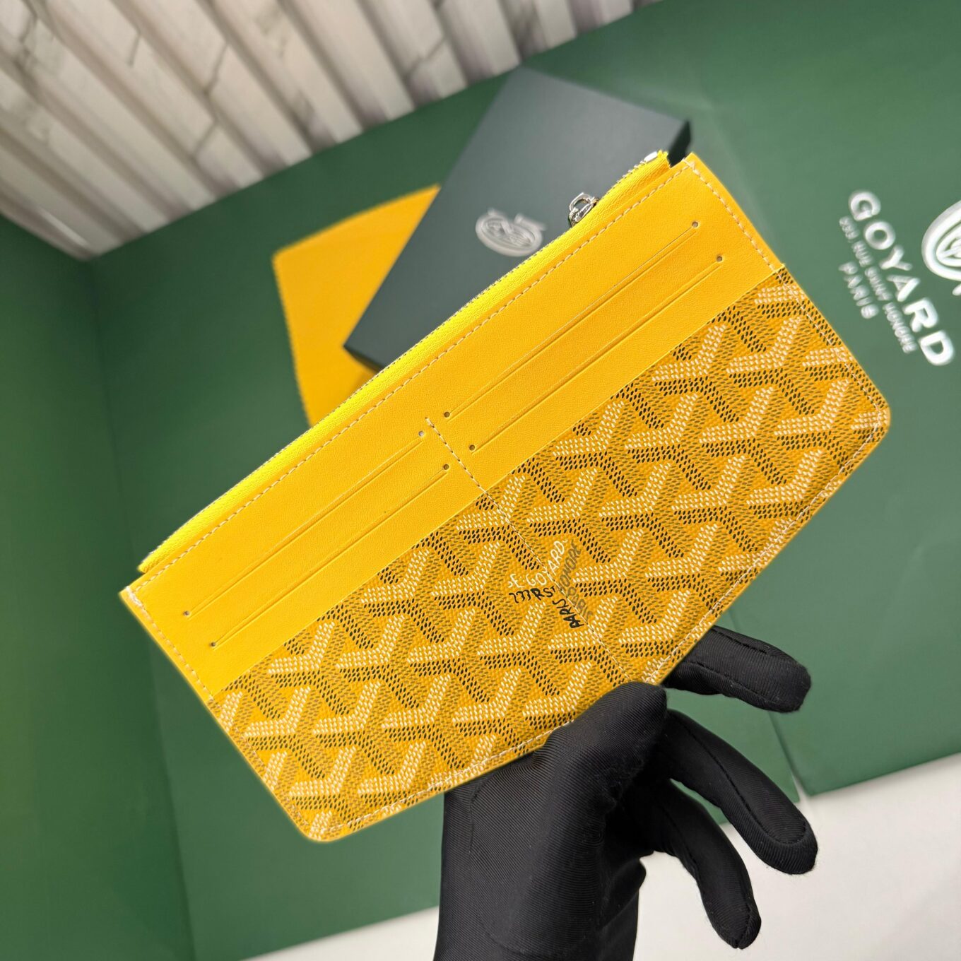 WhatsApp Image 2025-09-27 at 4.04.48 PM Goyard Insert Louise Yellow Premium card wallet