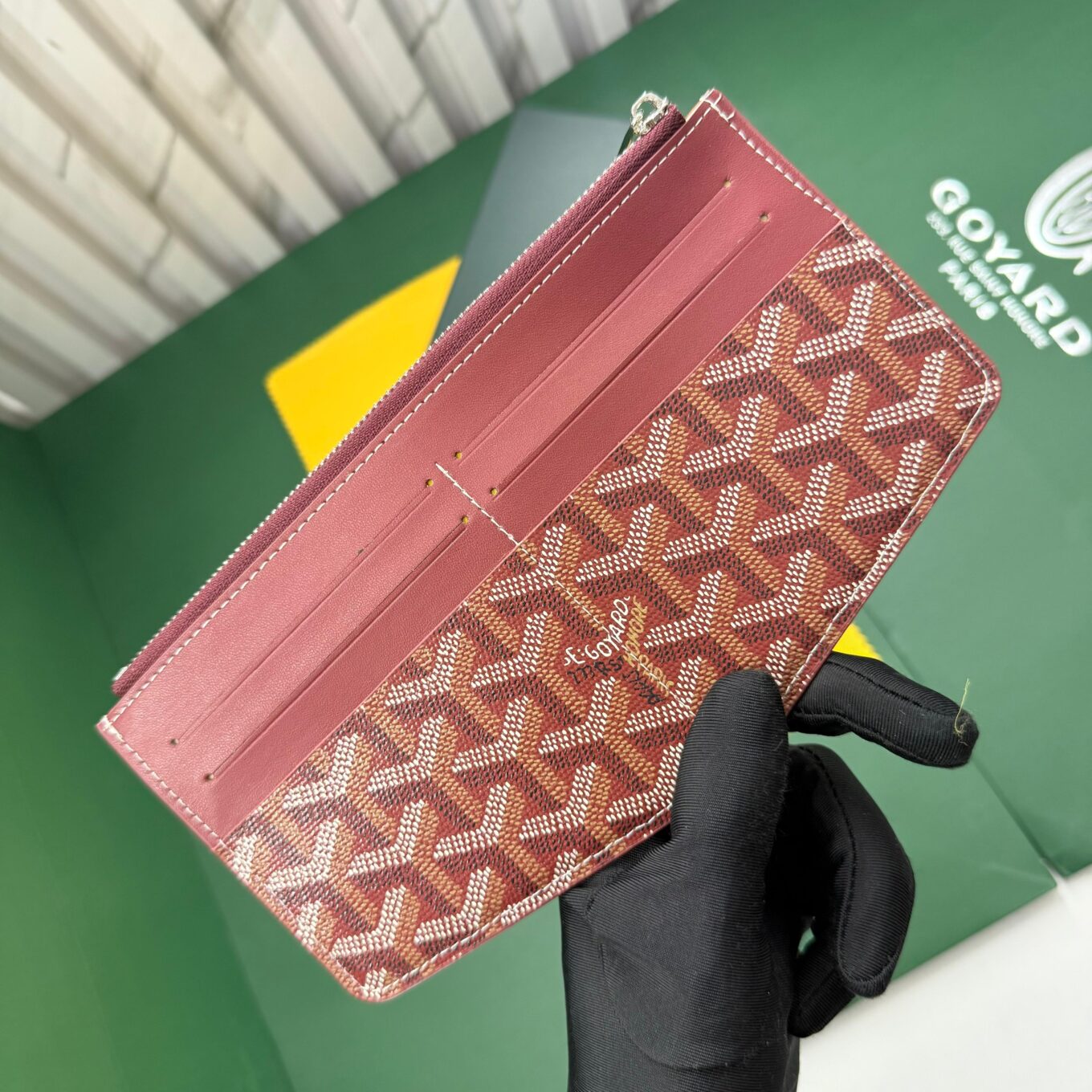 WhatsApp Image 2025-09-27 at 4.05.53 PM Goyard Insert Louise Red Premium card wallet