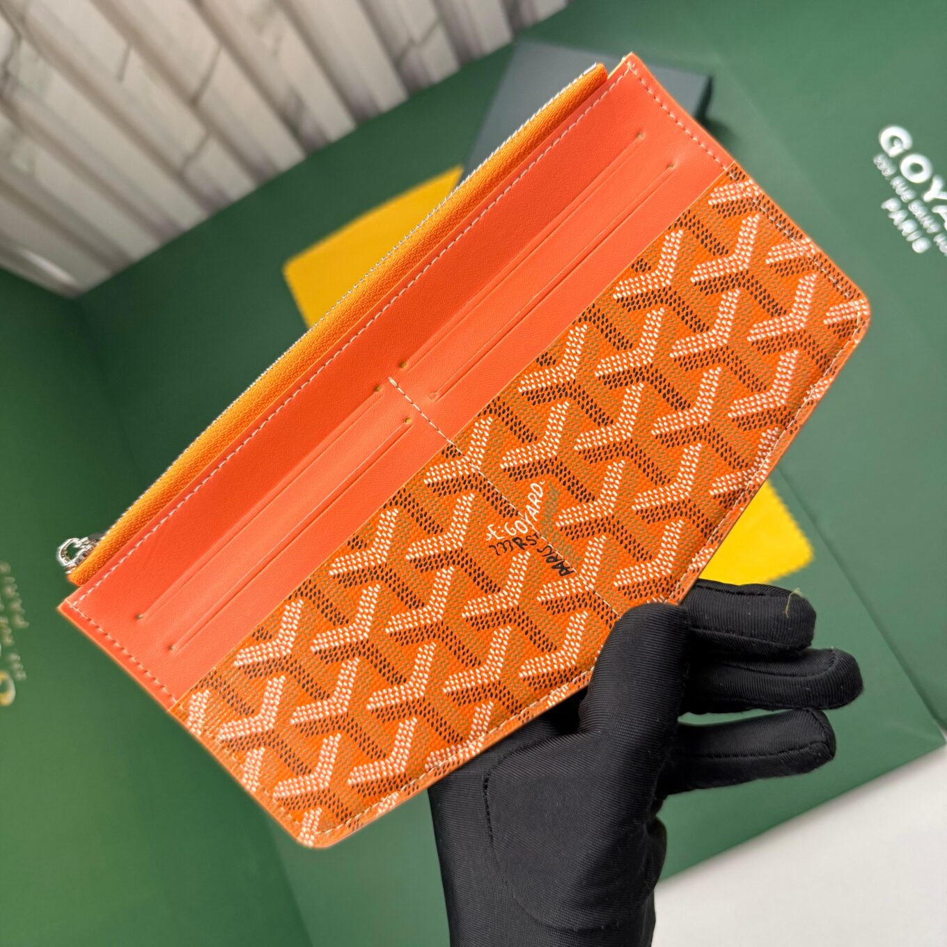 WhatsApp Image 2025-09-27 at 4.07.58 PM Goyard Insert Louise Orange Premium card wallet