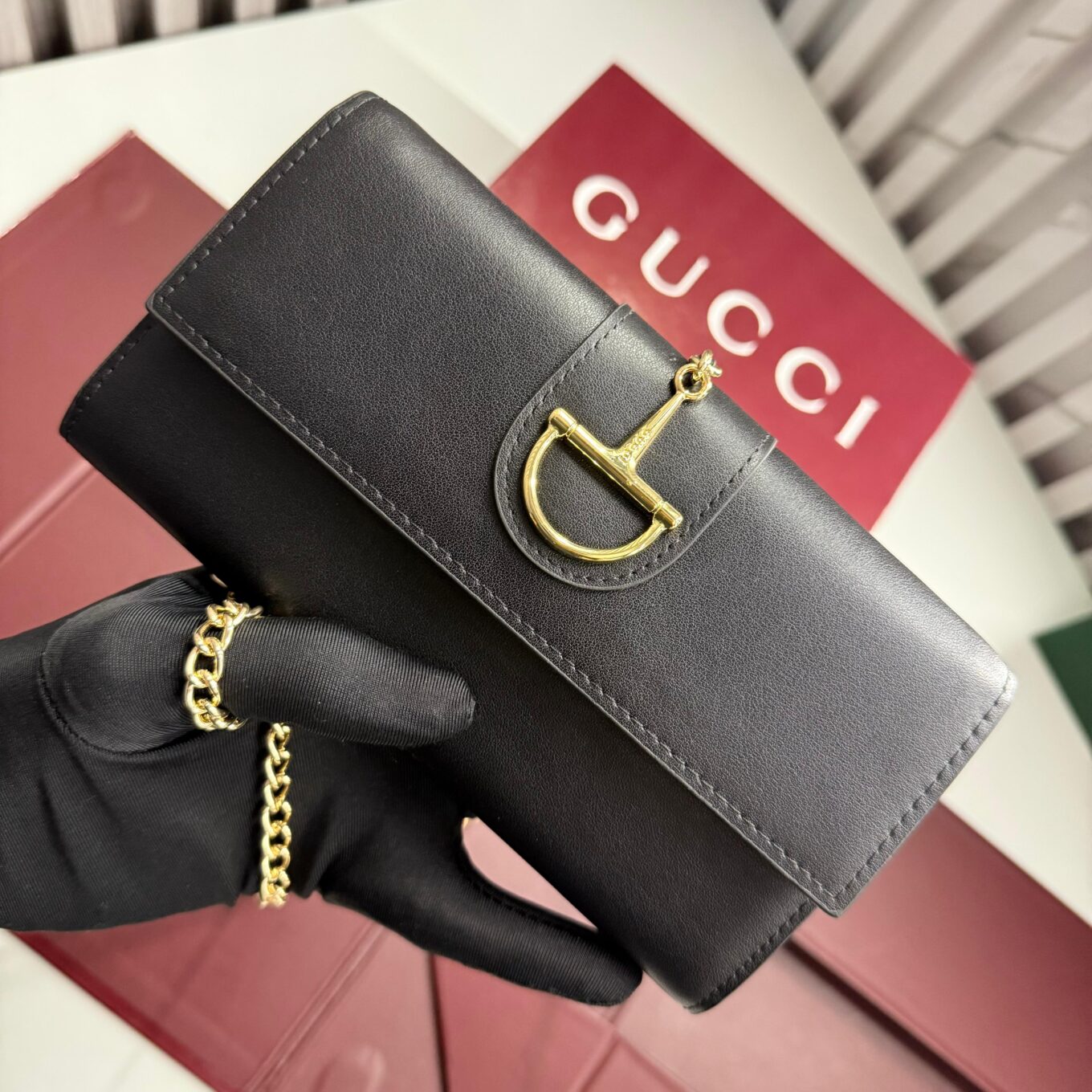 WhatsApp Image 2025-09-27 at 4.54.47 PM Gucci Softbit Premium Black Colour Long Wallet