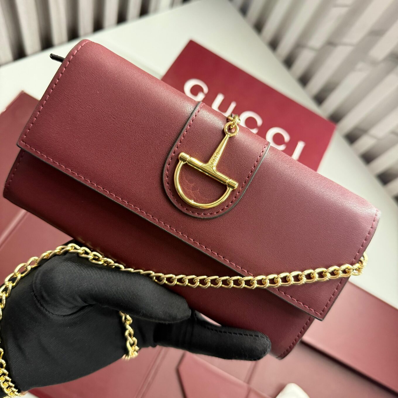 WhatsApp Image 2025-09-27 at 4.57.30 PM (1) Gucci Softbit Premium Wine Colour Long Wallet